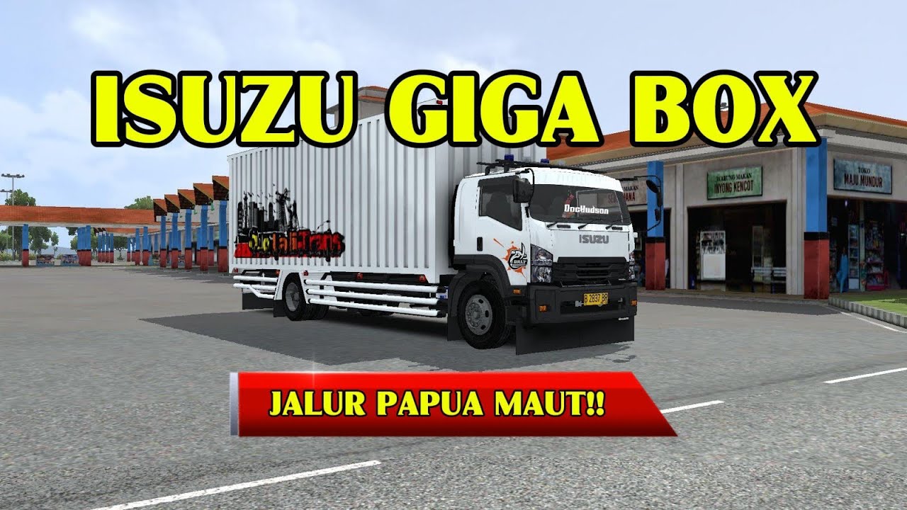 ISUZU GIGA BOX MELEWATI JALUR PAPUA MAUT!! | Buss ID 2026