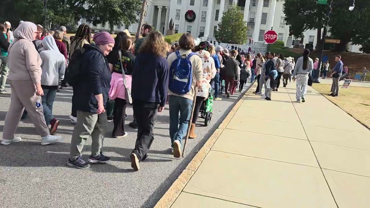 Dec 23rd, 2025: Walk For Peace by Buddhist Monks in USA: March w/ Alabama citizens to State Capitol