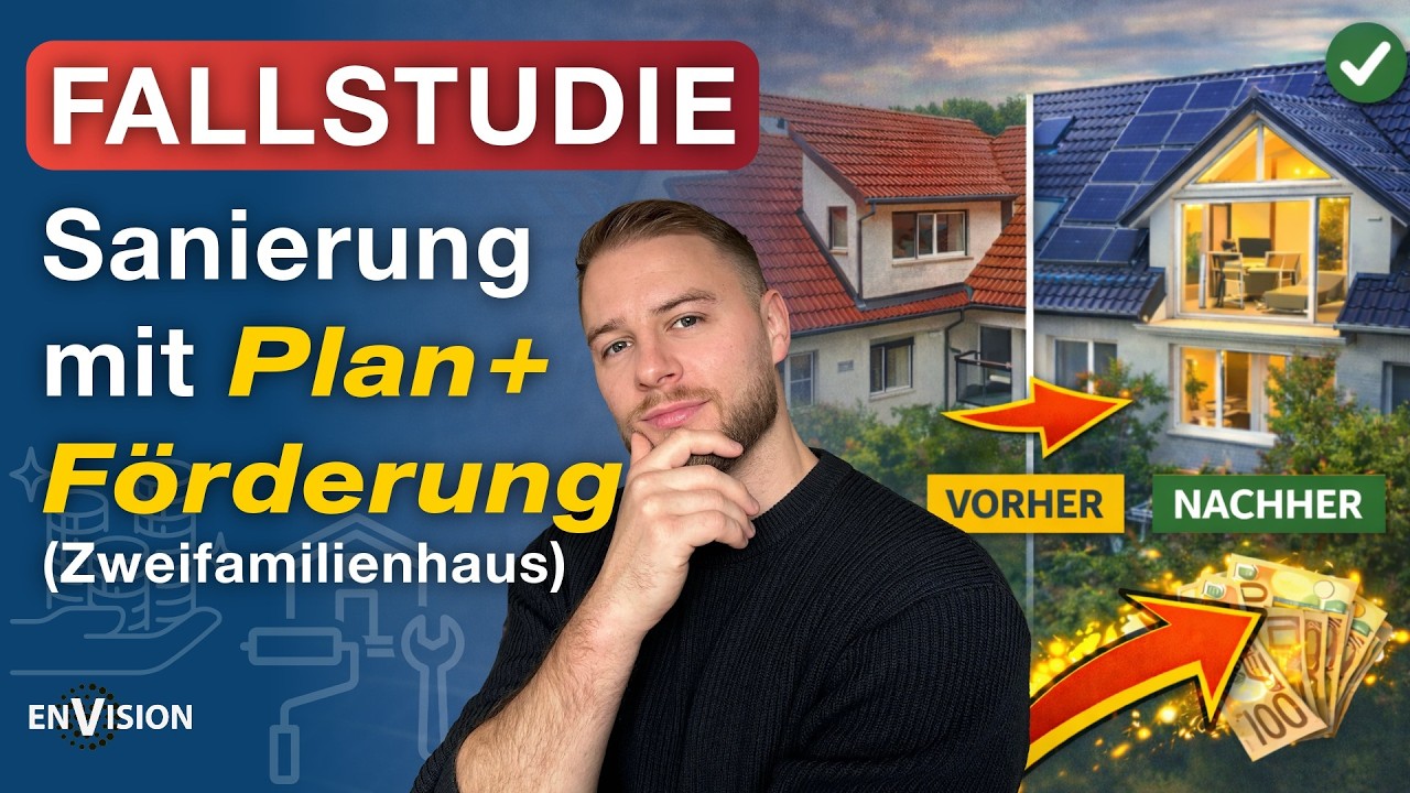 Fallstudie: Energetische Sanierung eines Zweifamilienhauses - Dachausbau und Förderstrategie