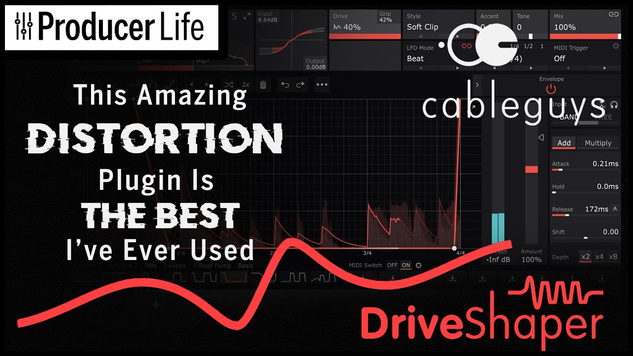 DriveShaper by Cableguys: The best distortion plugin I've ever used! :o ShaperBox 2.3 Update