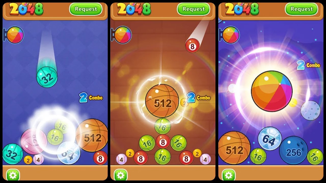 Globz 2048 Merge Fall Mobile Game | Gameplay Android