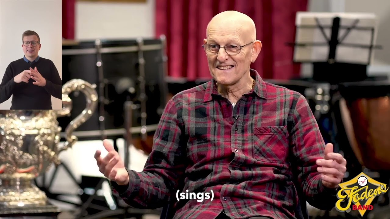 Neil Fryer interview with subtitles and sign