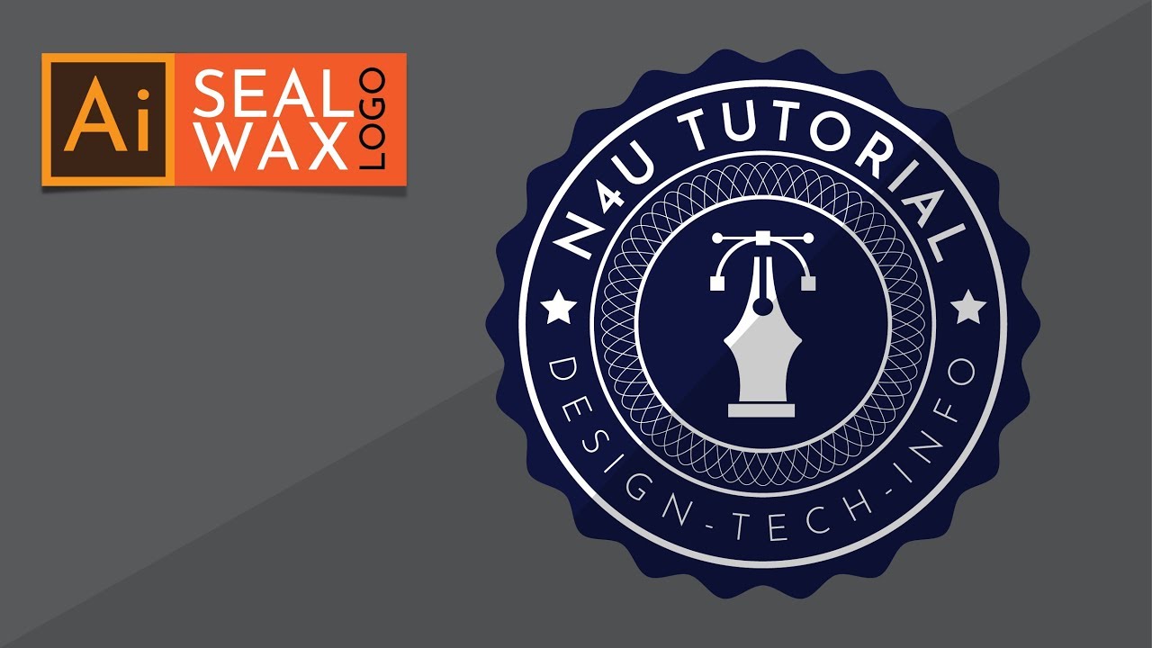 How to create Seal logo in Illustrator