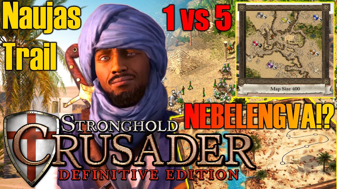 EP 39: Su NAUJO DLC misijom YRA REIKALŲ?! - Stronghold Crusader: DEFINITIVE EDITION!