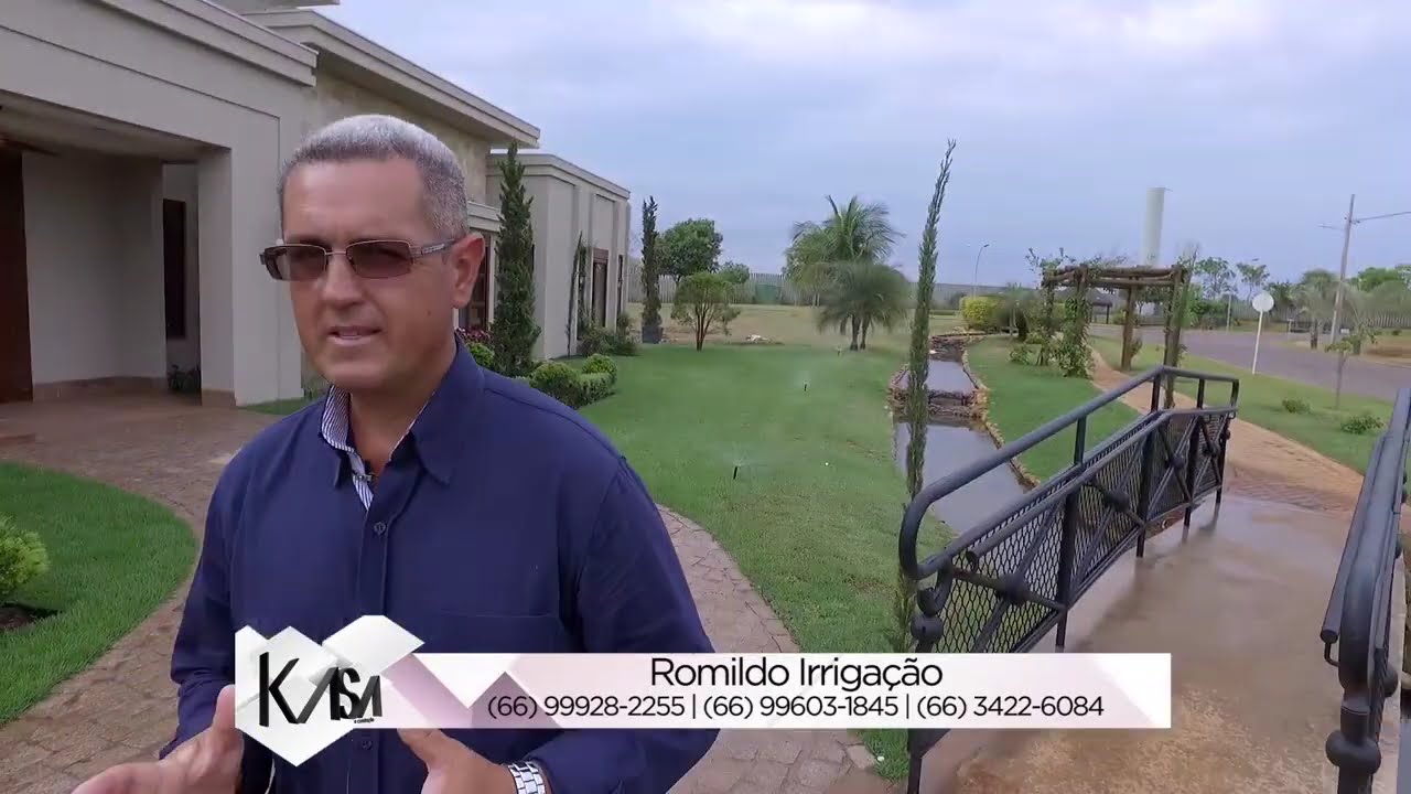 Irriga&ccedil;&atilde;o Jardim /Paissagismo /Apresenta&ccedil;&atilde;o Romildo Irriga&ccedil;&atilde;o Rondon&oacute;polis MT