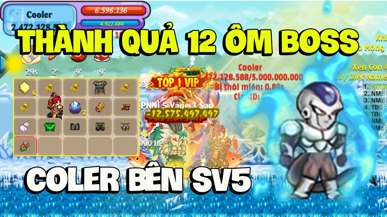 Hồi Sinh Ngọc Rồng - Thành Quả 12H Cầm 3 Sôngôku Víp Nhất Sv5 Ôm Coler Và Cái Kết...
