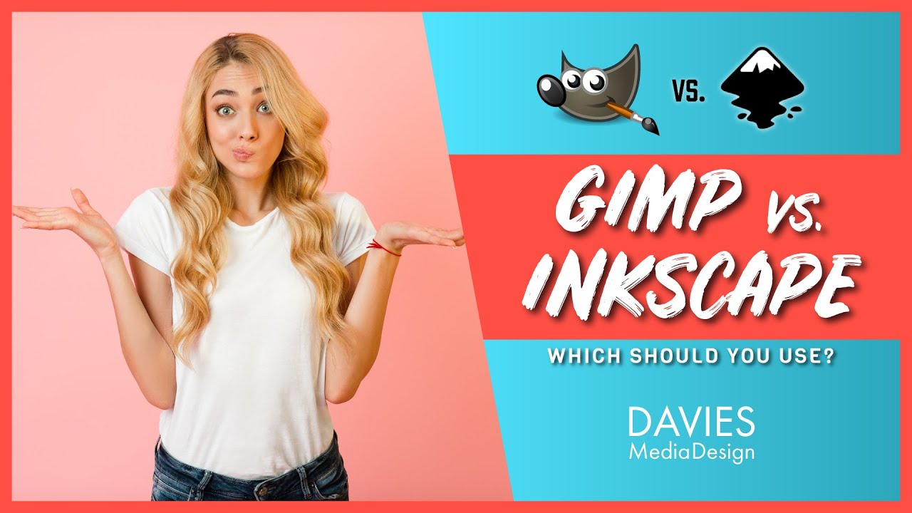 GIMP vs Inkscape | Beginner's Guide to Free Photo Editing & Graphic Design Software