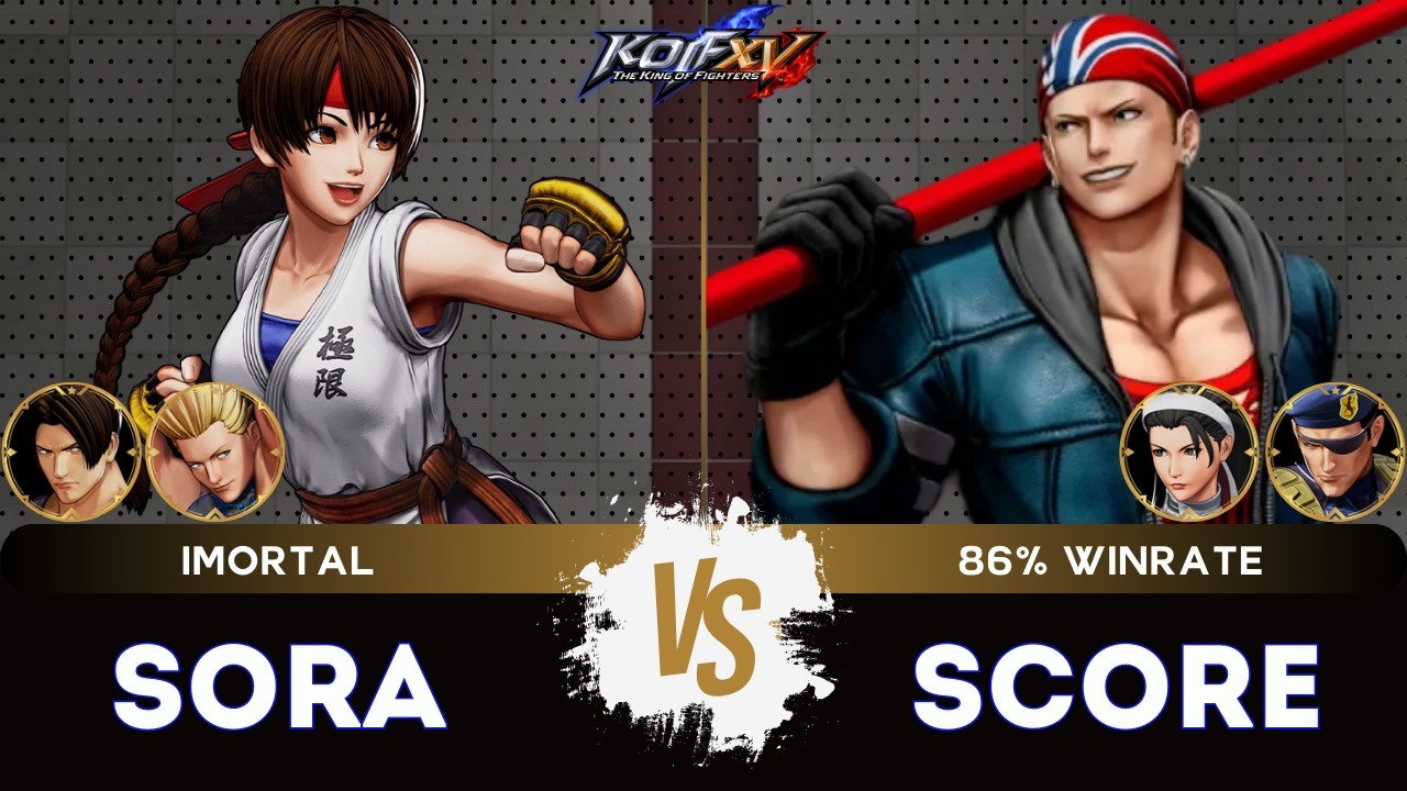 KOF XV ▰ SORA (Yuri/Benimaru/Kim) 🆚 SCORE (Billy/Chizuru/Heidern)🎞️Replay Match - 2/26