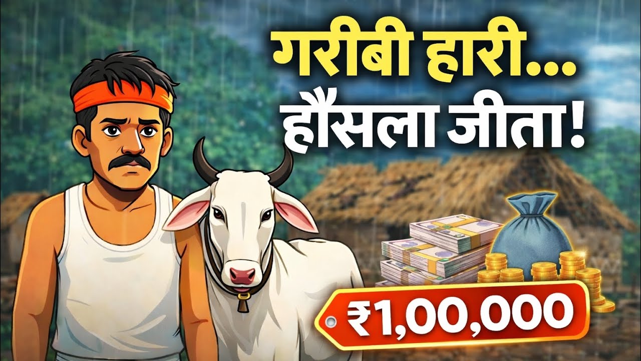 Daud chhoti thi, sapna bada tha🔥🔥.#DreamBig #KisanLife #Mehnat #SuccessStory#cartoonvideo #viral