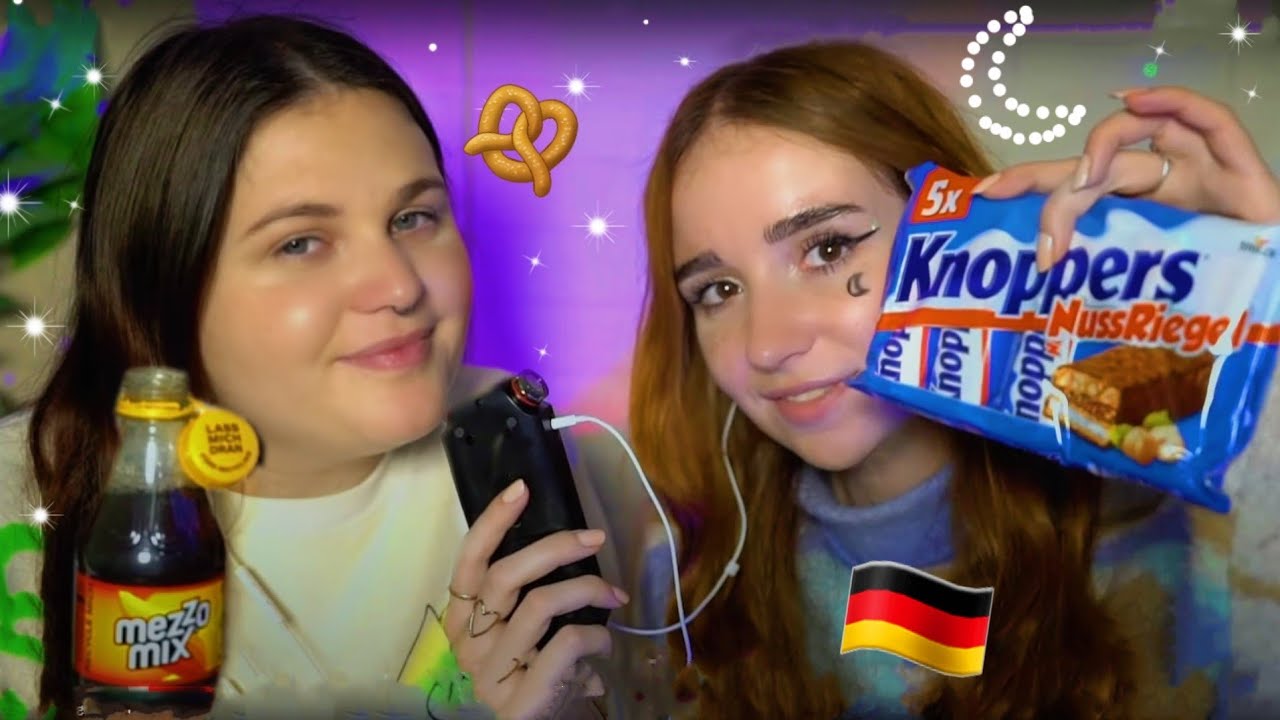 French women taste German products 🥨🥨 ASMR