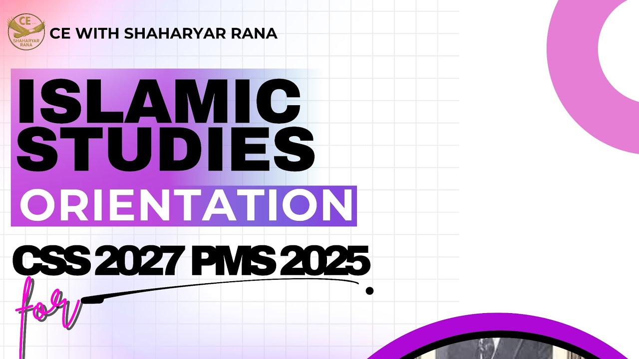 Islamic Studies: Orientation on 70+ Marks