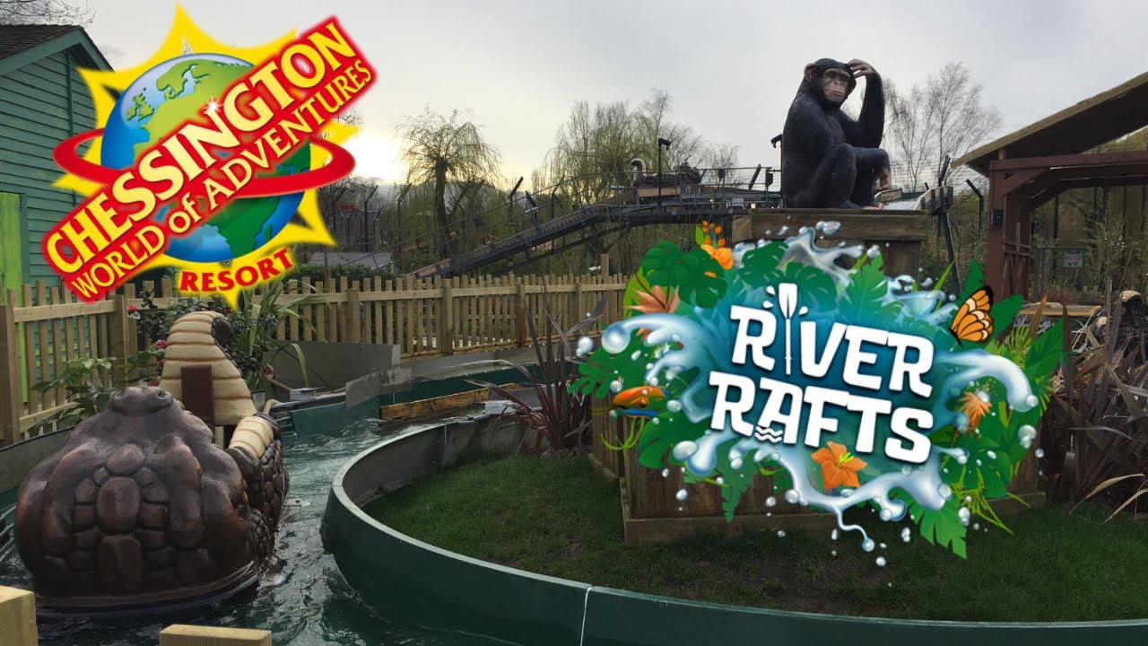 River Rafts POV New log flume from Chessington World of Adventures Resort | March opening 2020