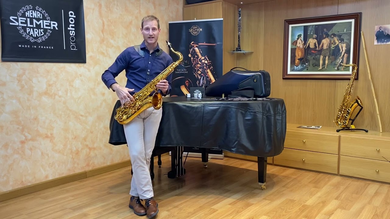 Miguel Ángel Lorente, nos cuenta sus primeras impresiones, probando el nuevo saxofón tenor Selmer