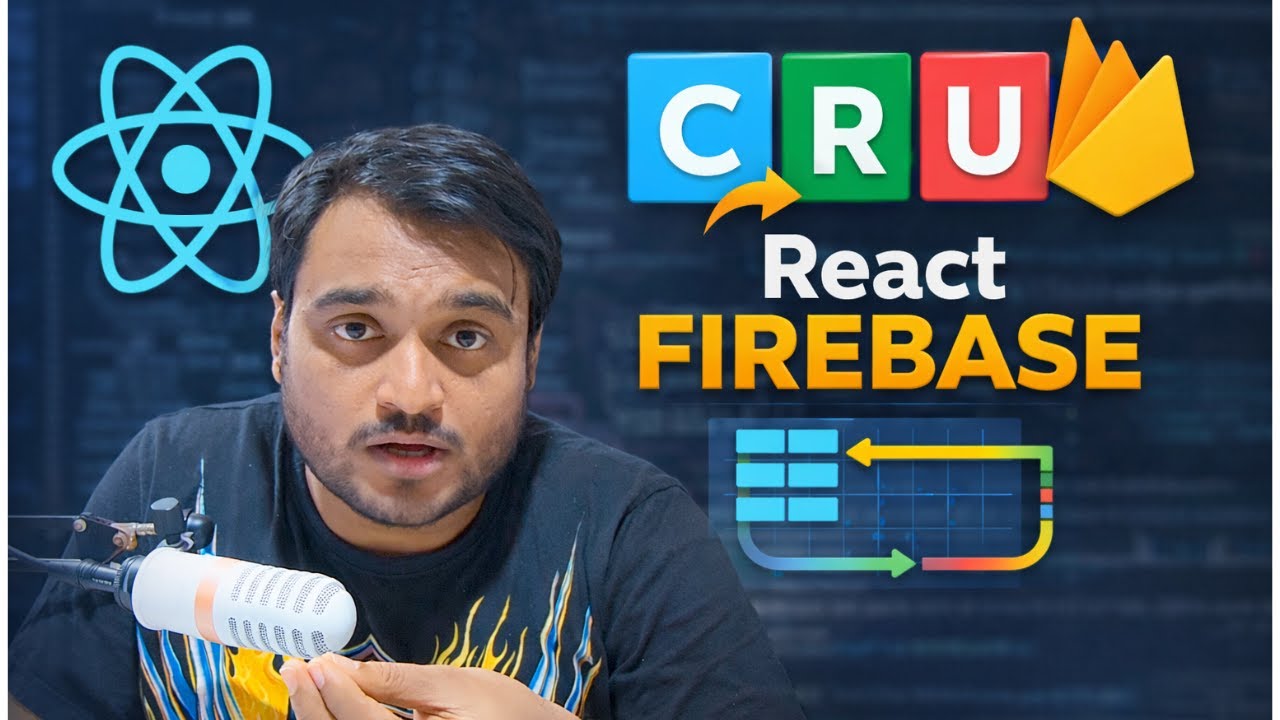 Day-90/100 Firebase Crud in React using Firestore || React NextJS Tutorial for Beginners in Hindi