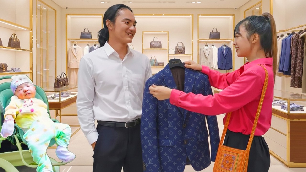 A Special Day: My Wife Gave Me A New Designer Outfit - Family Life | Survival Alone