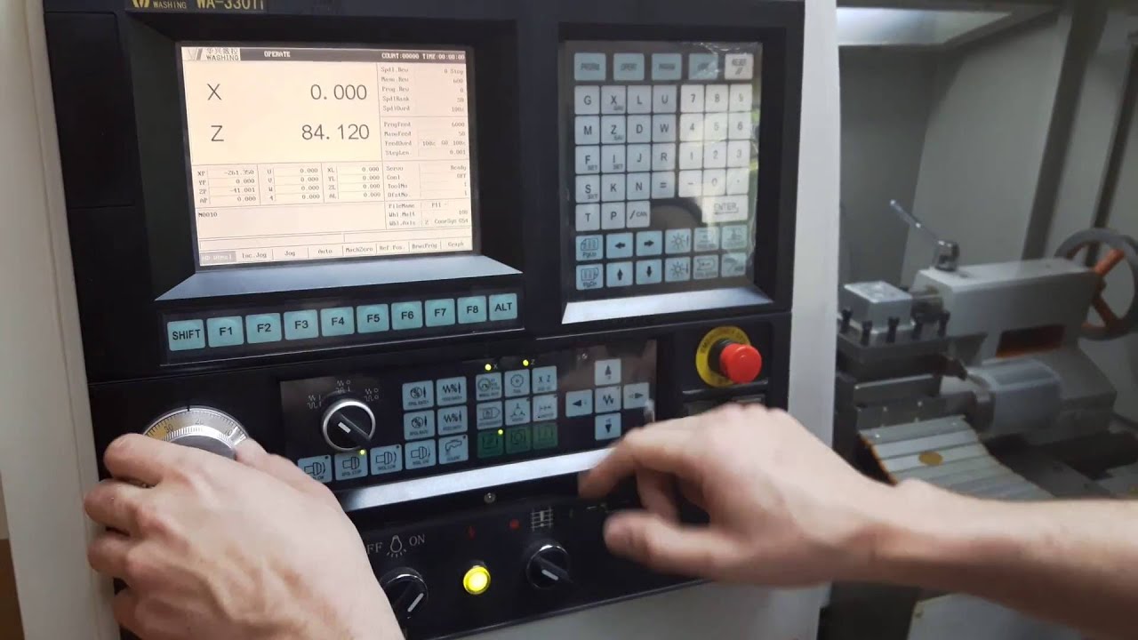 Tokarka WASHING WA-330Ti (lewa)(ustawianie)
