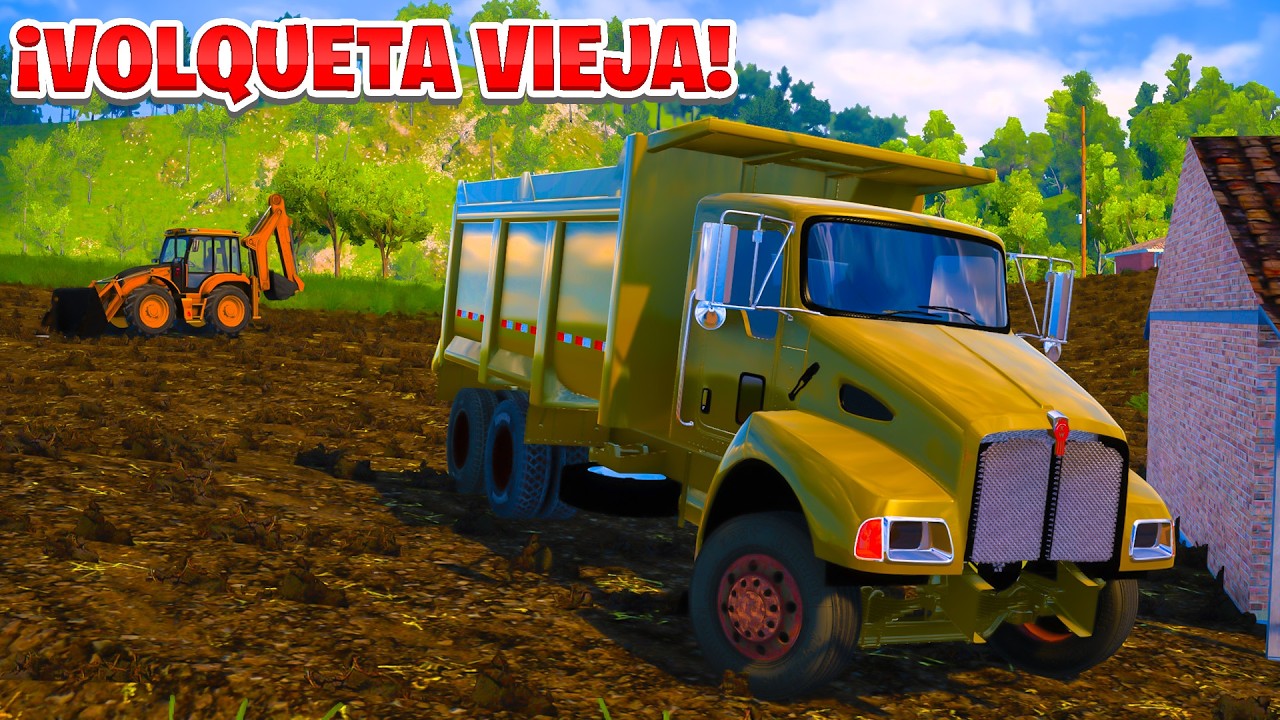 ¡Restauración de VOLQUETA VIEJA DOBLE TROQUE! | American Truck Simulator
