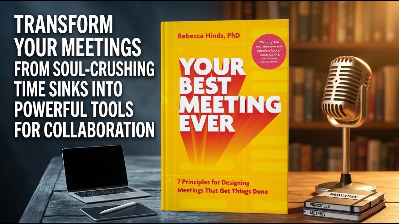 Your Best Meeting Ever: 7 Principles for Designing Meetings That Get Things Done | Book Summary