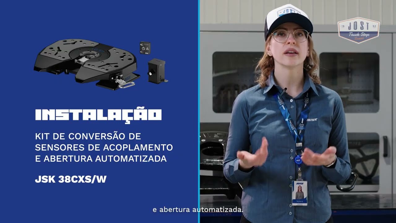 Kit de Conversão de Sensores de Acoplamento e Abertura Automatizada Quinta Roda - JSK 38CXS/W