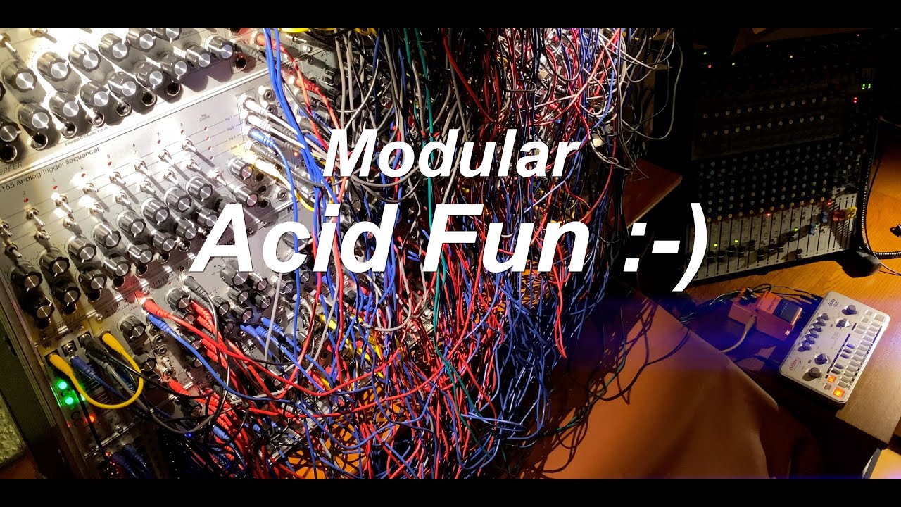 I've hooked up a TT-303 to my eurorack modular synth - pure ACID fun!