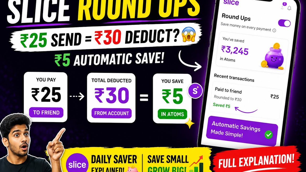 Slice Atoms Explained in Tamil | ₹15 Send = ₹5 Save? 🤯