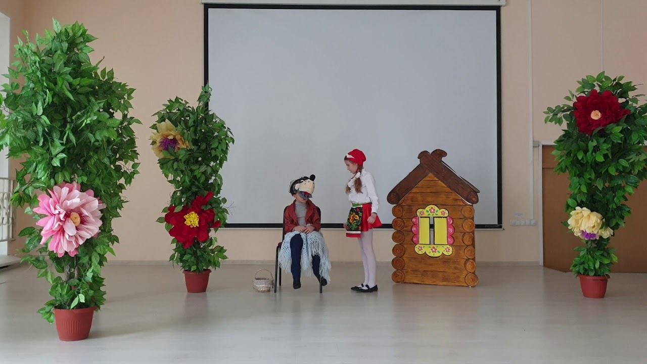 Красная Шапочка на английском языке  (Little Red Riding Hood)