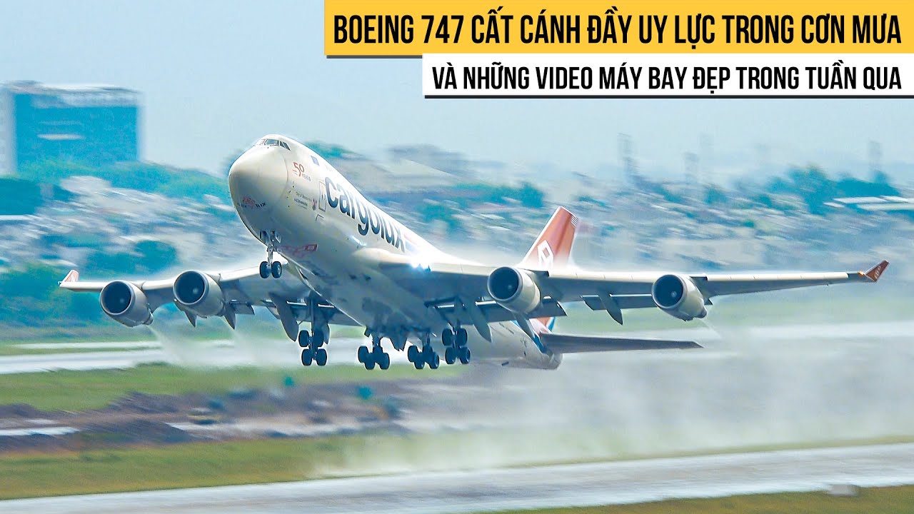 Cận Cảnh Các Máy Bay Cất Cánh Và Hạ Cánh Tuyệt Đẹp Tại Sân Bay Tân Sơn Nhất | Spotting Vehicles