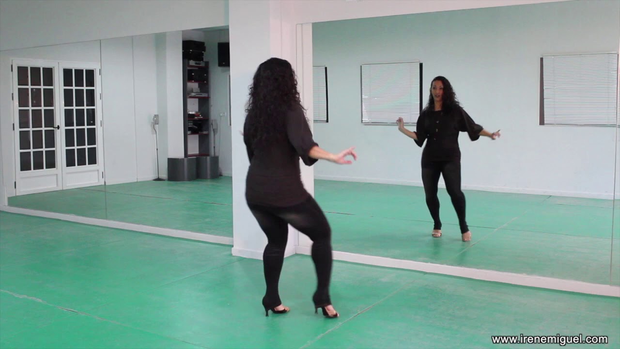 Irene Miguel Shines practice with music. Conga Tap
