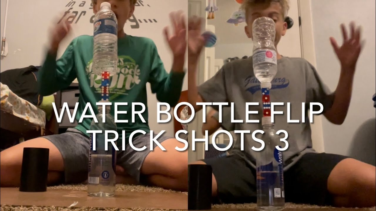 Water Bottle Flip Trick Shots 3 | Dude Attack