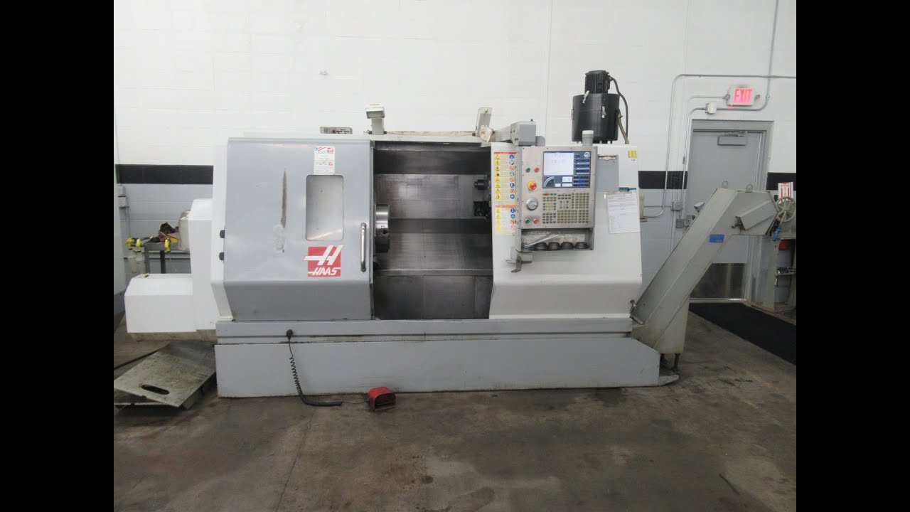 Haas SL-30 CNC Turning Center with Gearbox Spindle, Live Milling, 15