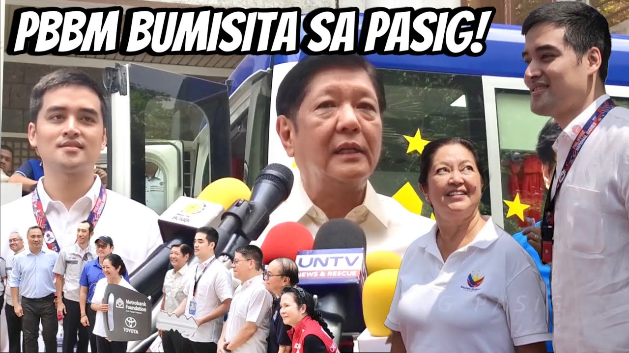 MAYOR VICO SINALUBONG SI ￼PBBM AT FIRST LADY LIZA SA PASIG CITY | 'LAB FOR ALL'