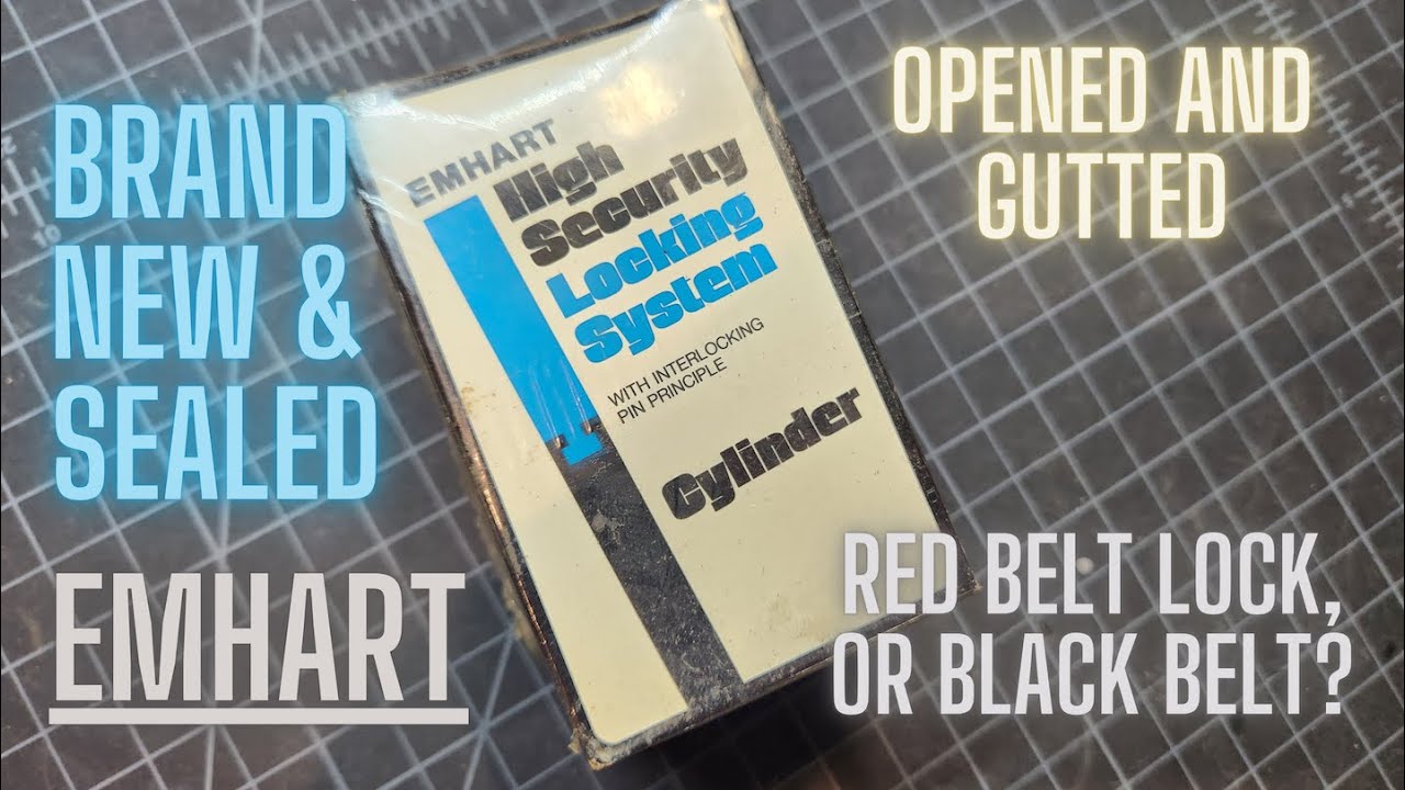 Brand New Emhart - Black or Red Belt? - Let's Find Out