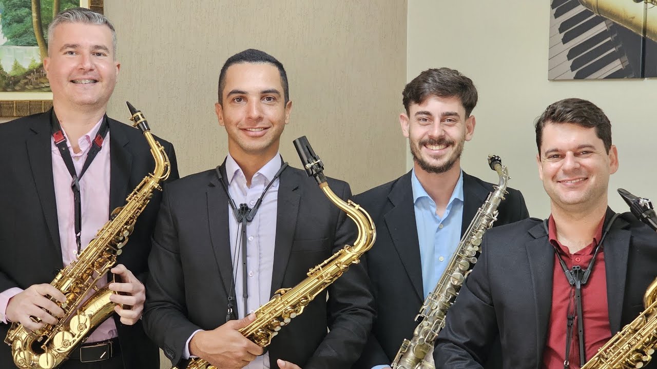 Hinos CCB - Quarteto de Saxofone LAs 🎷 Volume 9