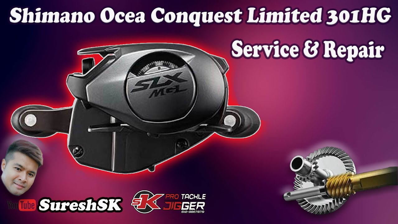 SHIMANO SLX MGL SERVICE how to servis fishing reel