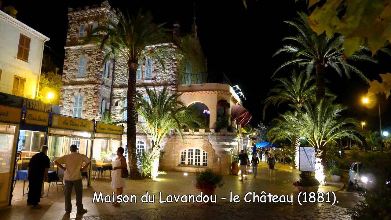 Le LAVANDOU, la NUIT. 
