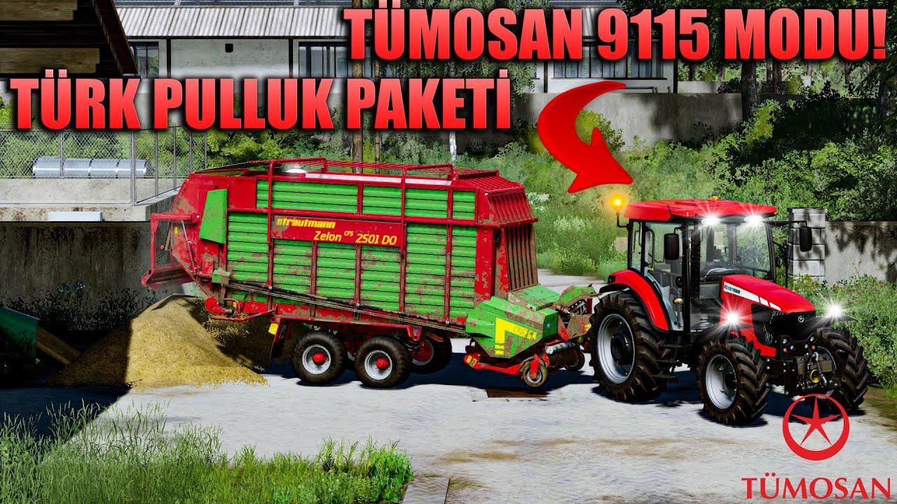 TÜMOSAN 9115 MODU VE TÜRK PULLUK PAKETİ! FARMING SIMULATOR 2019 TÜRKÇE!