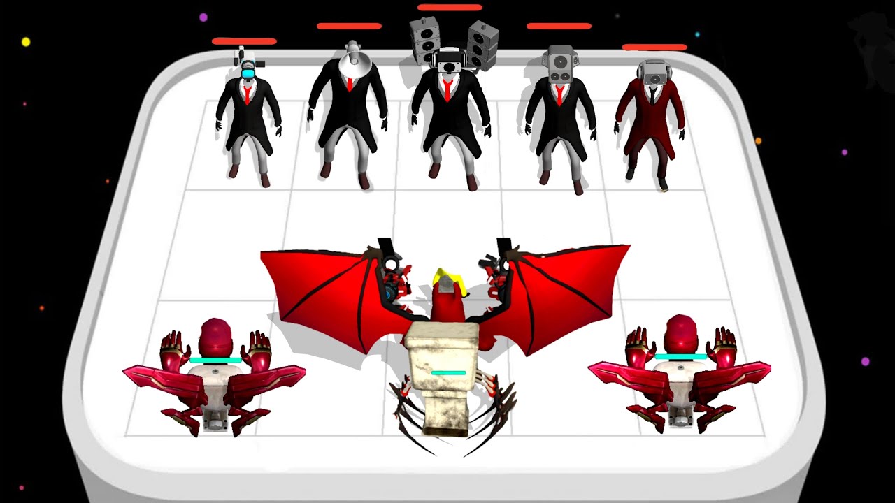 Merge Skibidi Toilet Run 3D VS Merge Toilet Monster: Merge Kamera Gameplay Max Levels