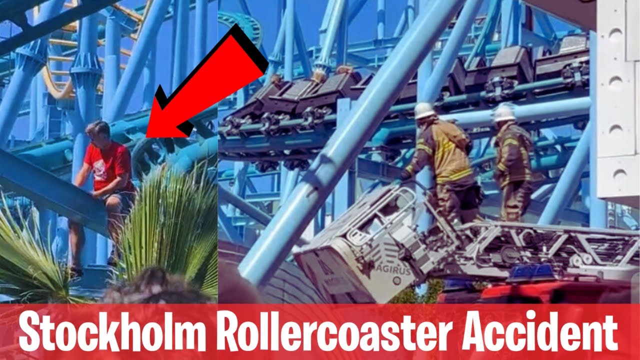 Gr&ouml;na Lund Jetline Olycka (Full Video) || Roller Coaster Accident Stockholm