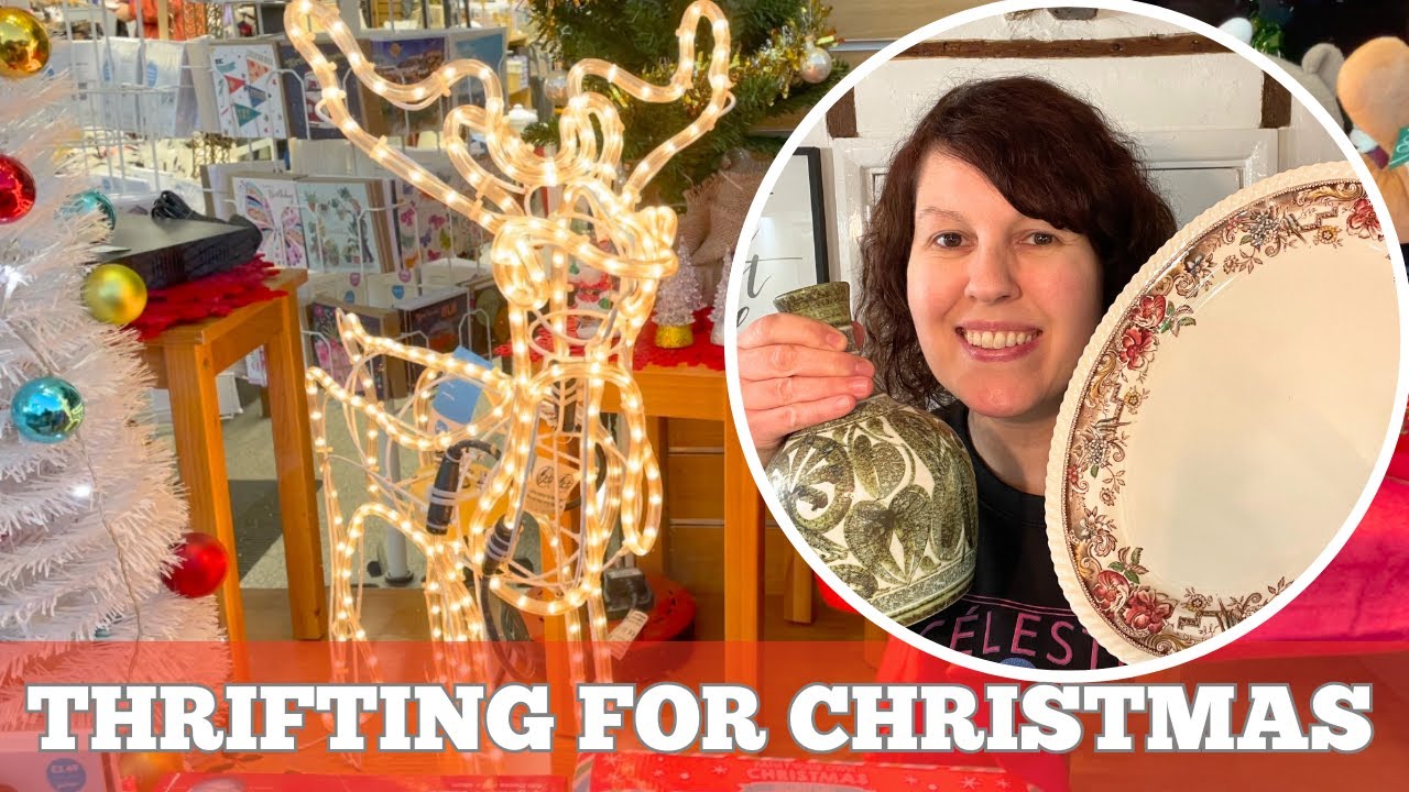 Charity Shop Thrifting For Vintage Christmas Decor & Homeware