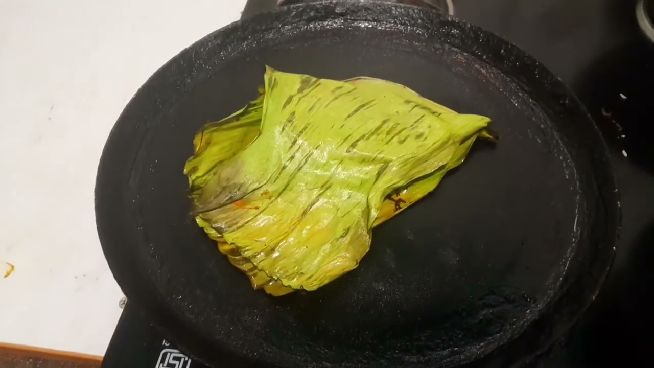 வாழை இலை மீன் வறுவல் இப்படி ஒரு முறை செஞ்சு பாருங்க உங்க வீட்ல//fish fry no oil only for boil 🐟