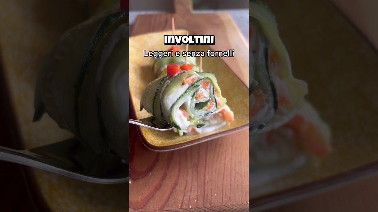 Veloci e freschissimi &hearts;️ #ricettefacili #ricette #ricetteveloci #ricettevegane