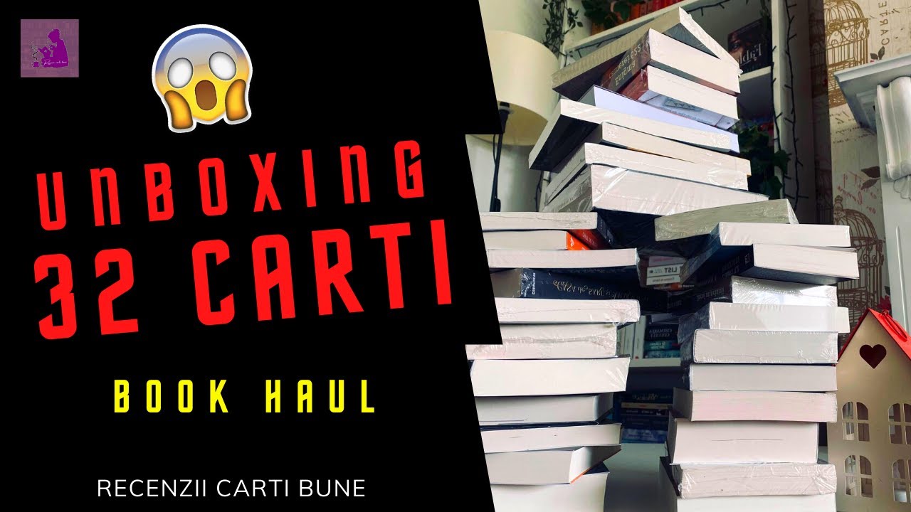 UNBOXING 32 CARTI | BOOK HAUL | Ce cărți mi-am cumpărat de pe elefant.ro?