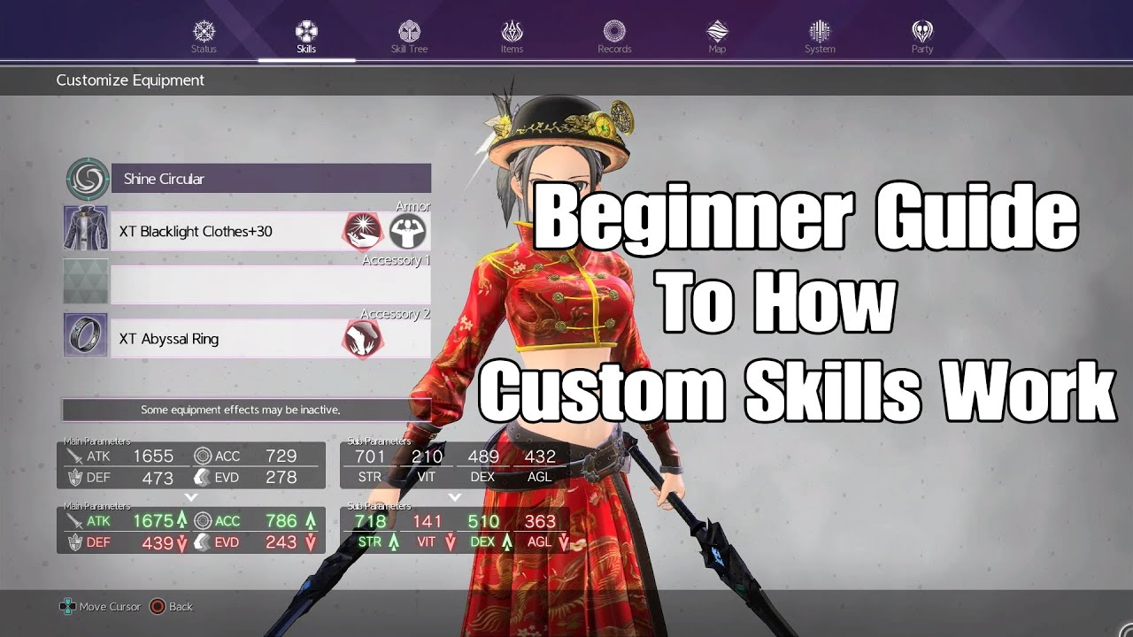 [SAOAL] Beginner Guide To How Custom Skills Work