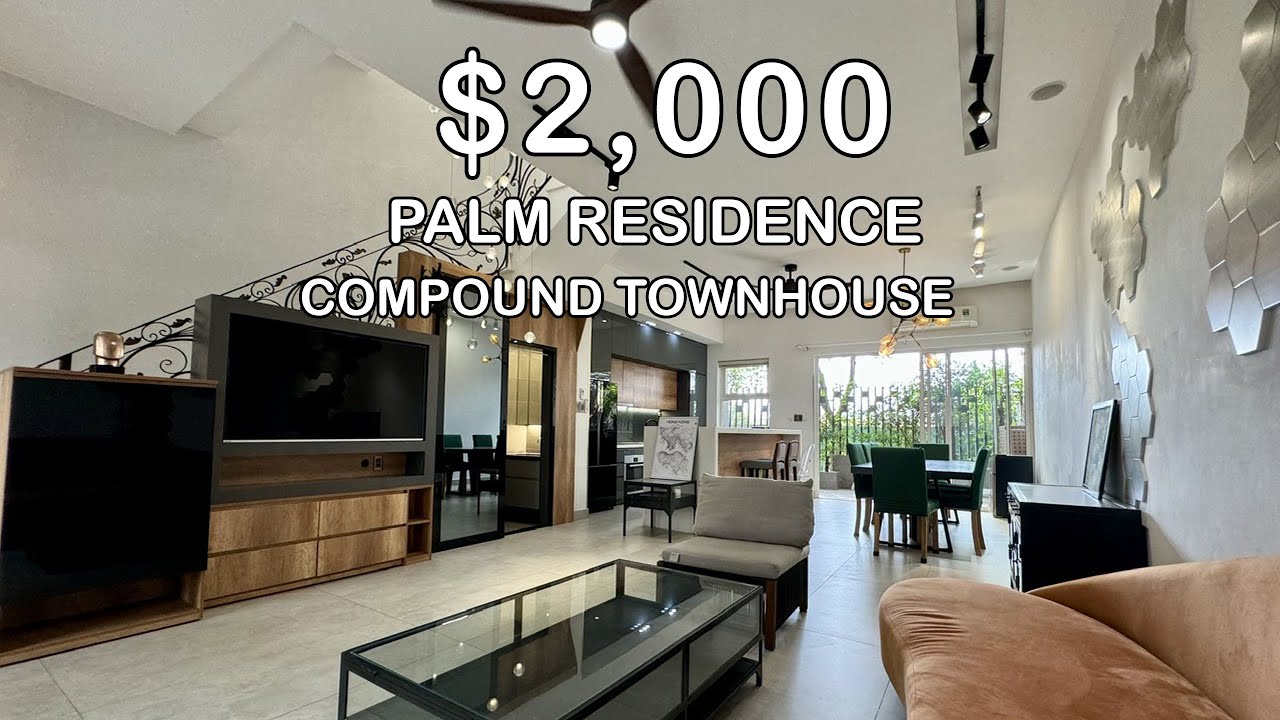 📌 Townhouse for Rent in Palm Residence Compound – Fully Furnished | USD 2,000/month (Negotiable)