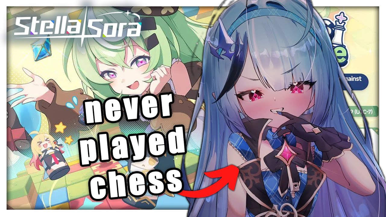 I Did NOT Study for This 😭 Anime Girl Playing Anime Chess【Stella Sora】