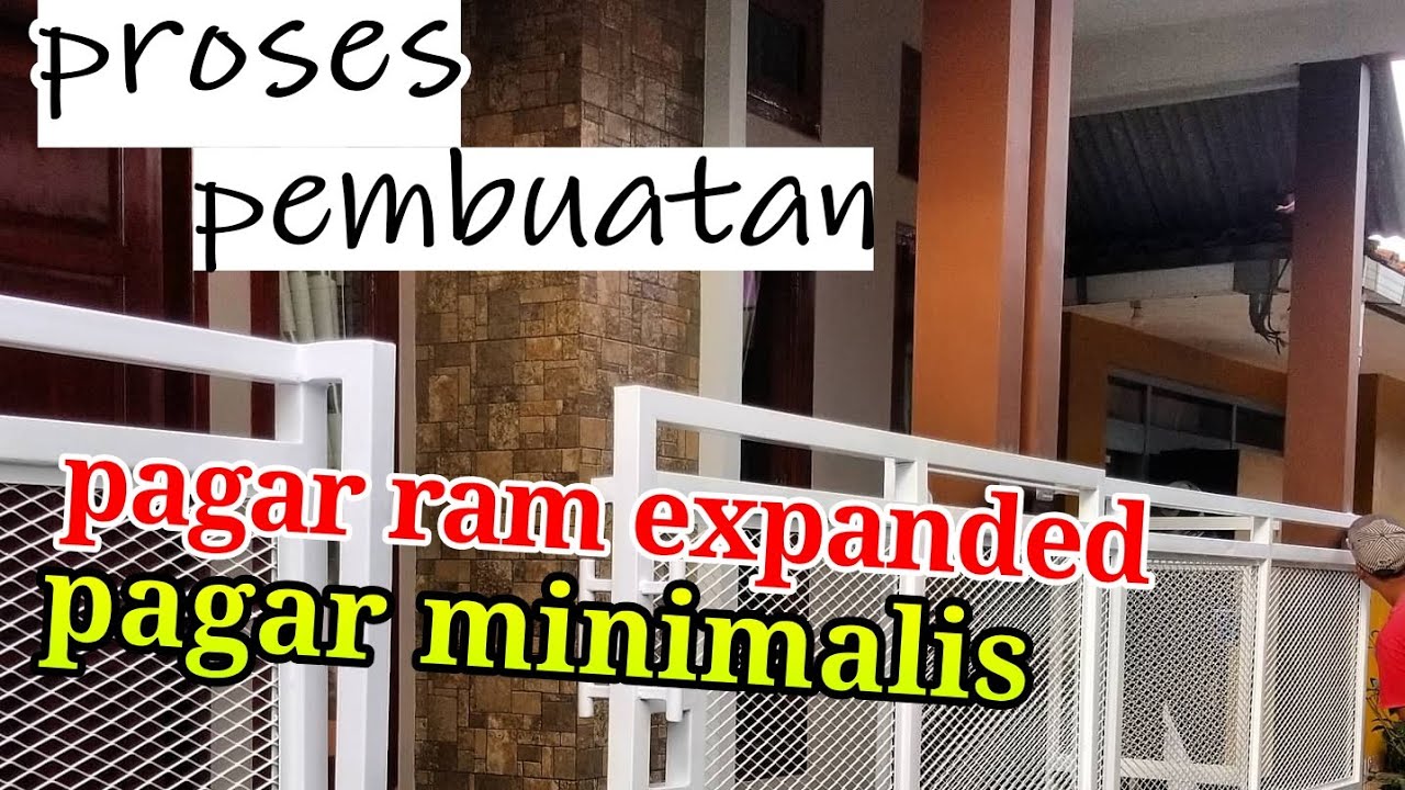 Pagar expanda // EXPANDED METAL // pagar pintu minimalis