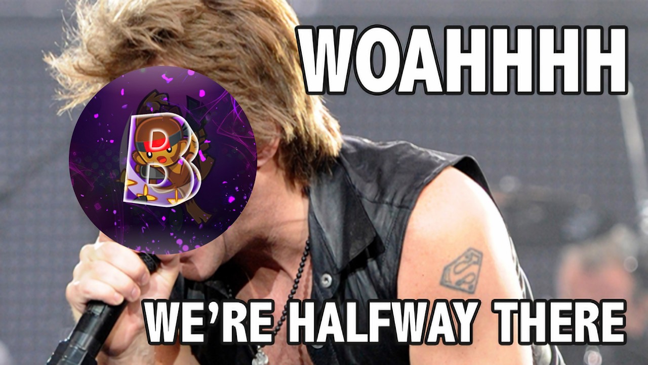 WE'RE HALFWAY THERE!