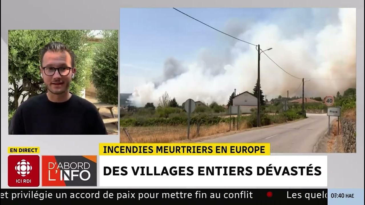Incendies en Espagne : plus de 115.000 hectares partis en fumée, 3 morts et des milliers d'évacués