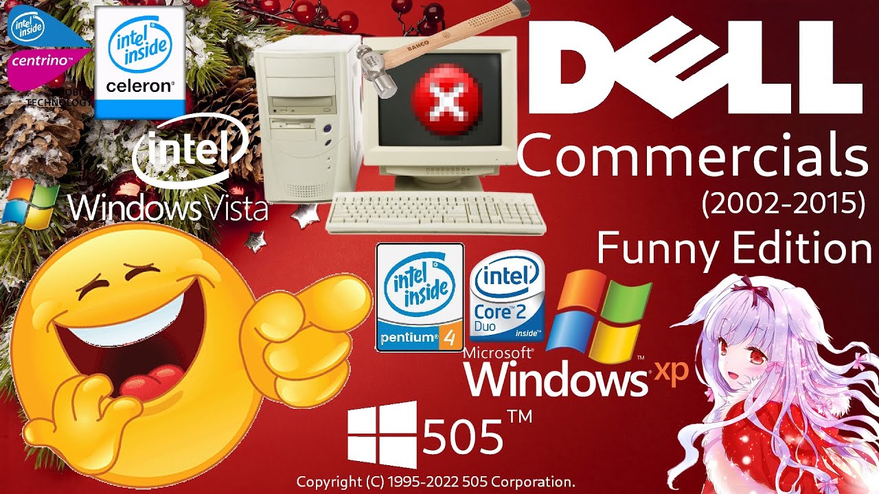 Funny DELL Commercials (2002-2015) | TV, Windows XP, Intel Commercials Pentium 4, Celeron, Xeon&Core