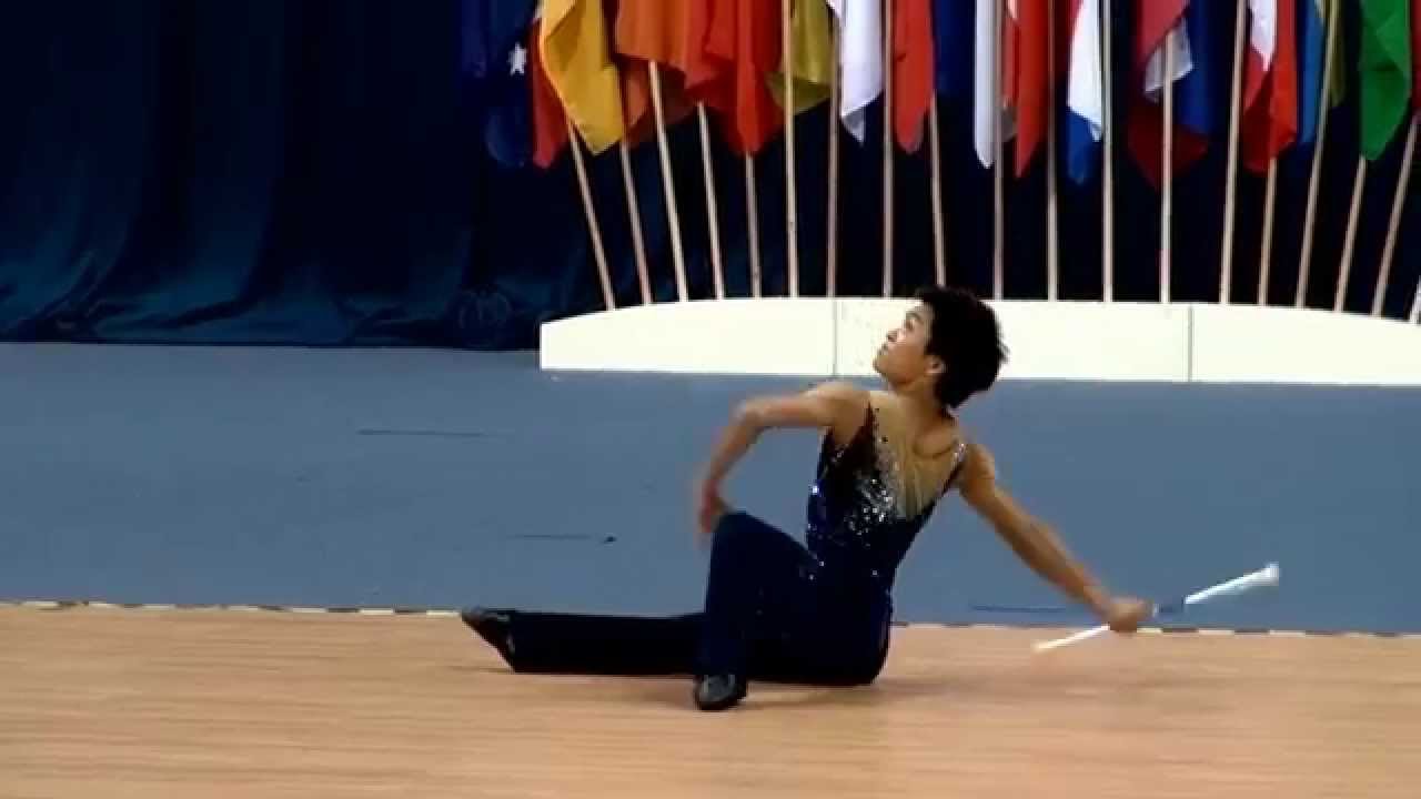 Keisuke Komada (Japan) - 1st place World Championship Twirling 2014
